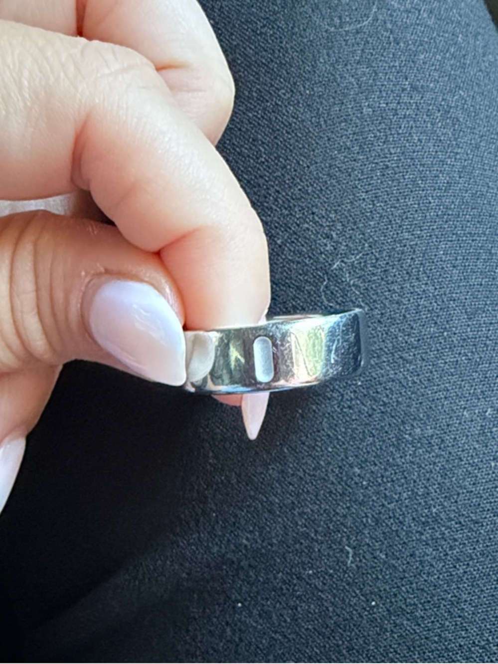 Oura Ring gen 4, silver, size 10